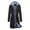 Black, variant on IROINNID Women's Mid-Long Hoodie Overcoat Coat Solid Color Long Sleeve Warm Rain Jacket Outdoor Jackets Waterproof Raincoat Windproof, Gray