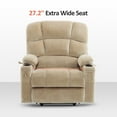 thumbnail image 6 of MCombo Oversized Dual Motor Power Lift Recliner with 27.2'' Extra Wide Seat for Big Tall Elderly, Fabric R7688 (Beige, Large-Wide), 6 of 11