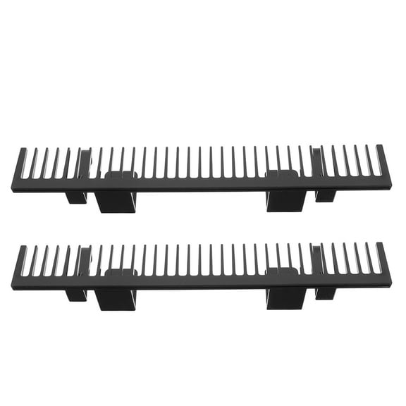 Milisten 2Pcs Portable Hair Extension Holder Stand Storage Organizer for Salon and Home Black