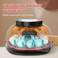 thumbnail image 4 of 12 Eggs Incubator for Chicken Duck Quail Eggs, Auto Turn & Humidity Control, Digital Display, 360° View, 4 of 6