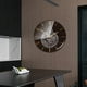 thumbnail image 3 of Reloj de pared grande de estilo musulmán moderno, sin tictac, funciona con pilas, silencioso. Plata, 3 of 9