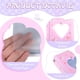 thumbnail image 1 of Wosthever Álbum de impuestos Love Heart Hollow Ins, duradero y práctico, tamaño adecuado, tarjetero para fotos K-pops Cubiertas para muebles de jardín gato blanco rosa, 1 of 6