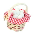 thumbnail image 4 of HILABEE Maison de Poupée Miniature 1:12 pour Adolescents Enfants Adultes Uf Blanc, 4 of 9