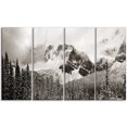 thumbnail image 2 of Snow Capped Hills and Bow Lake - Landscape Canvas Art Print, 2 of 3