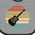 thumbnail image 4 of Inktastic Guitar Music for Guitarist Musician Boys or Girls Baby Bib, 4 of 4