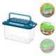 thumbnail image 2 of Tanque de peces portátil Acuario de mano Pecera transparente Caja para tortugas Caja para hámsteres y mascotas, 2 of 4