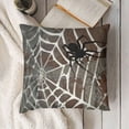 thumbnail image 3 of Spider Web Cushion Covers Black Red Spider Decorative Pillow Covers for Kids Boys Girls Halloween Spider Throw Pillow Covers Gothic Halloween Pillow Covers Bedroom Decor, 3 of 5