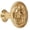 Brass, variant on Alno A3651-38-PA Ornate 1-1/2 Inch Cabinet Knob Polished Antique