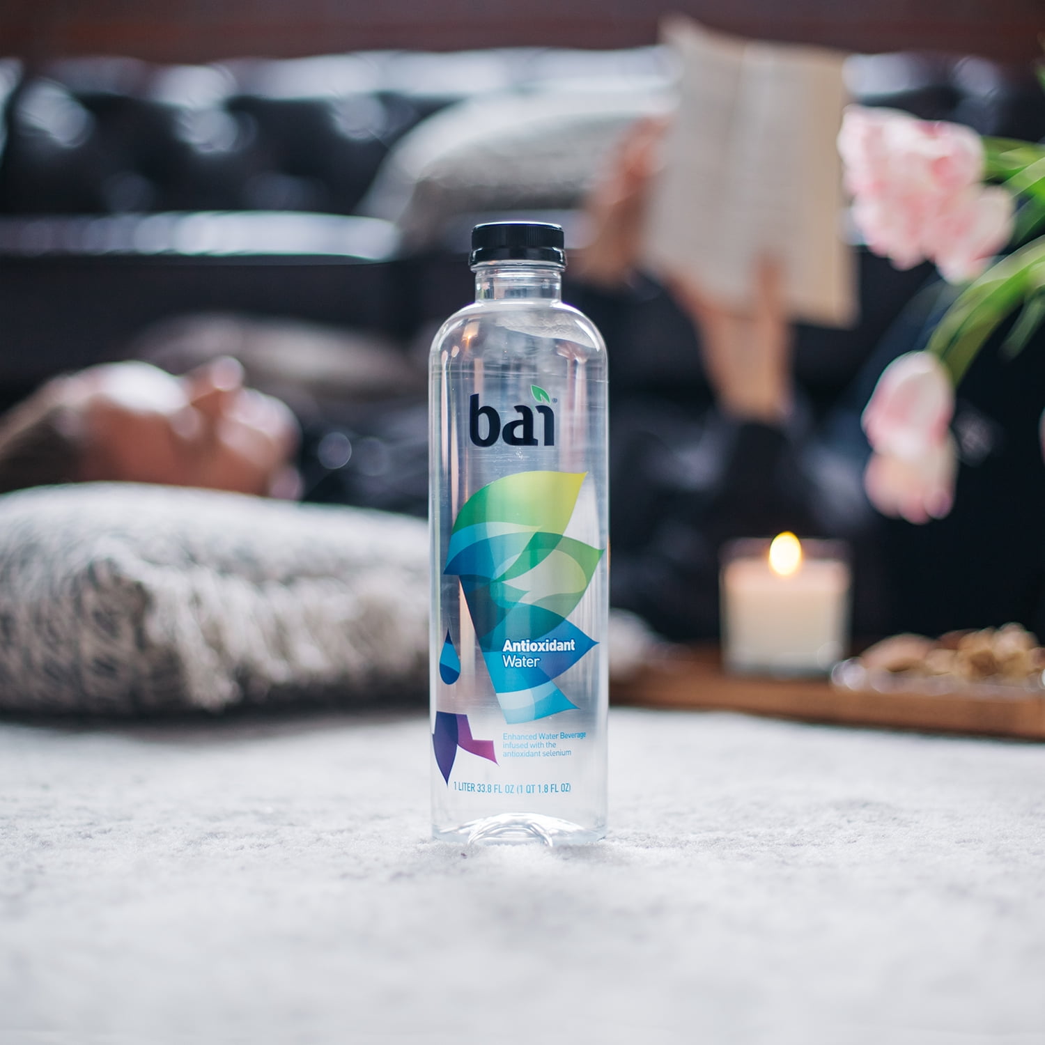 Bai Antioxidant Water, 33.8 Fl Oz, 12 Pack Bottles