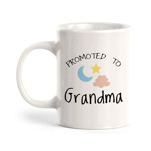 Promoted To Grandma 11oz Ceramic Coffee Mug | Funny Home & Family Cups