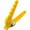 Yellow, variant on Multifunctional Nut Cracker Tool For Chestnuts Walnuts Almonds Adjustable Lever Stainless Steel Blades Easy Clean Kitchen Gadget