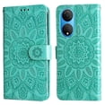 thumbnail image 3 of Funda tipo cartera GANGXUN para Honor X7 , diseño girasol, cuero PU, soporte, cierre magnético, tarjetero, 3 of 5