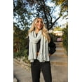 thumbnail image 2 of Boucle Vertical Knit Scarf, 2 of 7