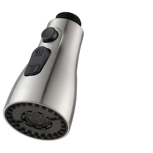Cabezal rociador para grifo de cocina Fat-Cattie G1/2 níquel cepillado