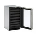 thumbnail image 2 of U-Line U-2218Wc 18" Wide 31 Bottle Capacity Undercounter Glass Door Wine Cooler From The, 2 of 4