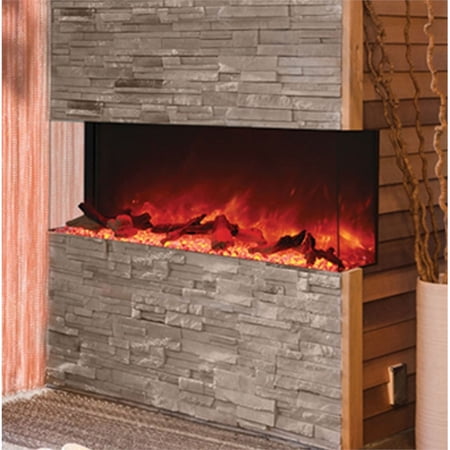 Amantii 3 Sided 60 Wide Electric Fireplace Walmart Com