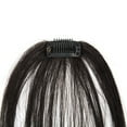 thumbnail image 6 of LELINTA Womens 1PCS/2PCS Thin Air Bangs Fringe Clip In 100% Real Remy Human Hair Extensions Bangs Clip Hair Front Hiarpiece, 6 of 7