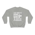 thumbnail image 2 of I want to drink wine and pet my Affenpinscher Unisex Sweatshirt S-2XL, 2 of 9