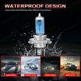H4 50W Halogen Headlight Light Bulb Lamp Warm White 4200K Car
