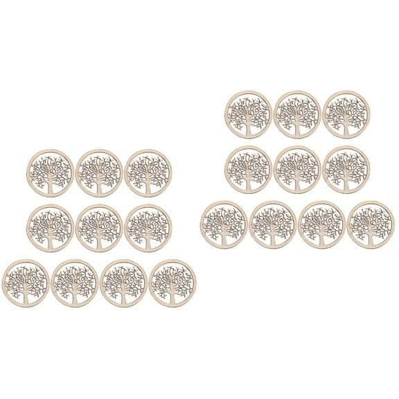 Set of 2 10 Ft Wooden Tree Life Crafts Making Accessories