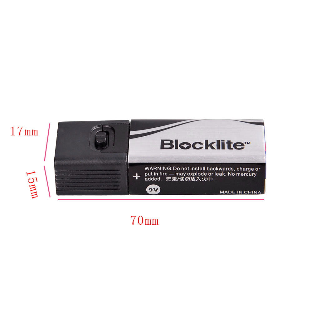 BLOCKLITE Blocklite 9 Volt Flashlight Camping Compact Size Ultra Bright - Walmart.com