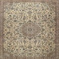 thumbnail image 1 of Ahgly Company Machine Washable Indoor Square Traditional Brown Area Rugs, 3' Square, 1 of 7