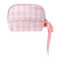 thumbnail image 3 of Bolsa de almacenamiento Kawaii Kuromi Melody Cinnamoroll, lazo de cinta, celosía, rayas a cuadros, bolsa de cosméticos, bolso de mano exquisito JK Lolita, 3 of 3