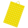 thumbnail image 3 of Almencla Shoe Charm Holder, Shoe Charm Display Wall Hanging, Durable Shoes Charm Storage Pad with 80 Holes (No Accessories Included) Yellow, 3 of 8