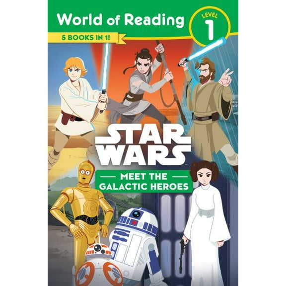 Pre-Owned Star Wars: World of Reading: Meet the Galactic Heroes (Level 1 Reader Bindup) (Paperback) 1368063578 9781368063579