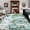 Green/Turquoise, variant on Small Entryway Rug ,Modern Abstract Rug with Anti Slip Backing Boho Chic Abstract Watercolor Design Machine Washable Ultra-Thin Floor Cover for Kitchen Entrance Bathroom