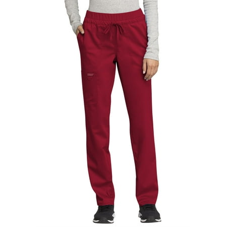 

Cherokee Workwear Revolution Women s Scrubs Pant Mid Rise Tapered Leg Drawstring WW105