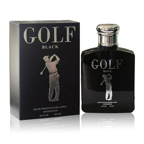 Golf Black Eau de Parfum for Men – 3.4 oz / 100 ml Spray – Sophisticated Woody Scent – Long Lasting Fragrance – Sealed Retail Box