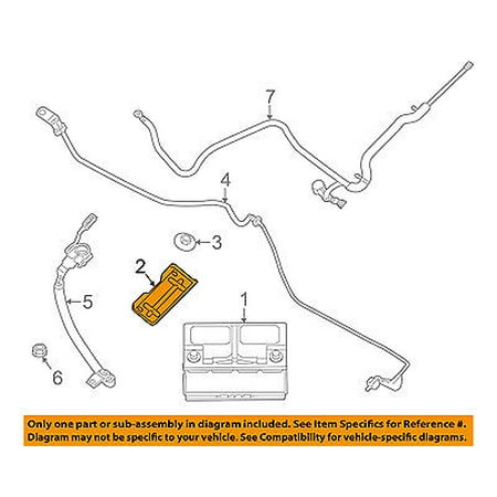 Chrome Distributor Hold Down Clamp - CHRYSLER OEM Battery-Hold Down Strap Clamp Bracket 68036354AA