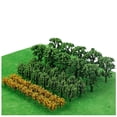 thumbnail image 2 of Modelo de construcción de mesa de arena, árbol, combinación de escena, material, micro mini, fabricación de pequeñas plantas, bosque, árboles hechos a mano, 2 of 4
