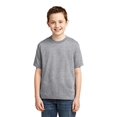 thumbnail image 2 of Jerzees Youth DRI-POWER Active Short Sleeve Crew T-Shirt, M, Heather Grey, 2 of 2