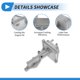 thumbnail image 4 of Enfriador de aceite del motor Unique Bargains para Nissan Rogue 14-15, enfriador de aceite de transmisión con 1 junta y 1 anillo de goma No.21300JG31A, aleación de aluminio, 1 juego de automóvil, 4 of 6