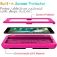 thumbnail image 5 of SUPNICE Kids Case for New iPad 9.7 2018/2017 with Built-in Screen Protector, Light Weight Shock Proof Handle Stand Kids Case for iPad 9.7 2017/2018 iPad Air/iPad Air 2/iPad Pro 9.7 - Pink, 5 of 8
