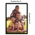 thumbnail image 4 of Americanflat 11x16 Picture Frame with Polished Plexiglass Streamline Collection Thin Border Wall - Black, 4 of 8