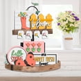 thumbnail image 3 of Ramiter Spring DIY Tiered Tray Flat Decorations Mini Wood Decor Kitchen Decor Tiered Tray Decor Spring Decor Fresh Flower Market Home Signs For Easter Spring, 3 of 5