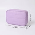 thumbnail image 2 of Electronics Cable Organizer Pouch, Silver Multifunctional, 1 Piece Padded, Portable Travel Storage Bag for Charging Cords, Power Adapters, Earphones and Small Digital Accessories, 2 of 5