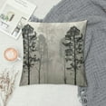 thumbnail image 2 of Chilfamy Grey Tree Pillow Covers Forest Gray Beige Decorative Nature Pine Trees Throw Pillows Pillowcase Square Cushion Case for Couch Sofa Bed Bedroom Car Living Room, 2 of 5