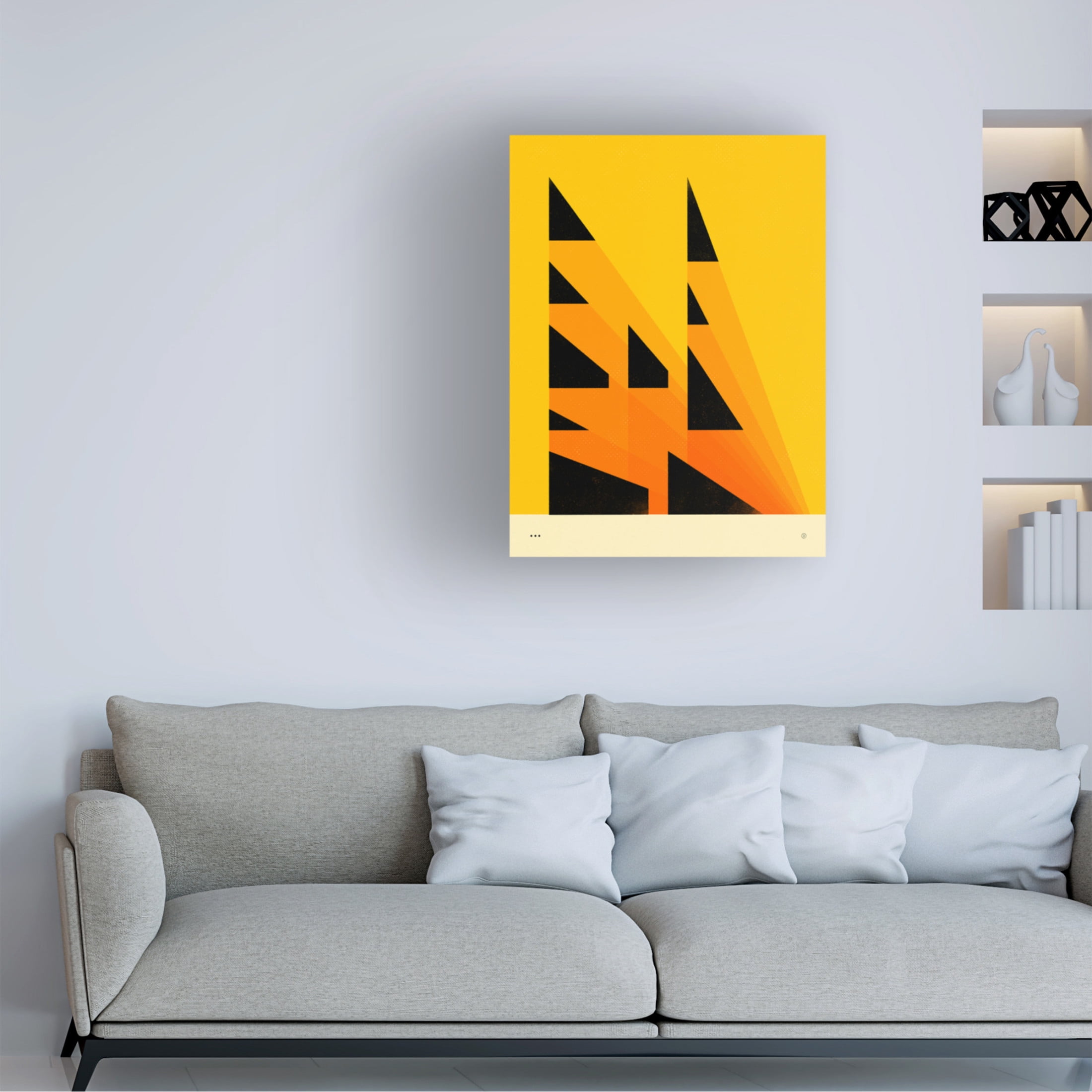 Trademark Fine Art Jazzberry Blue  Perspectives 2 Canvas Wall Art