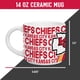 thumbnail image 5 of Rico Industries Nfl Football Kansas City Chiefs Taza De Café De Cerámica Metro De 14 Onzas, 5 of 5