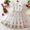 thumbnail image 4 of Tauxra Robes d'Été pour Femmes Manches Courtes Plissées Robe Ligne A avec Poches Décontractée Florale Midi Robe de Plage Tenues de Vacances, 4 of 8