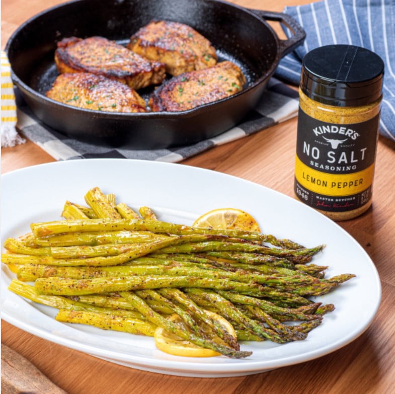 Kinder's Lemon Pepper No Salt Seasoning & Rub, 2.6 oz