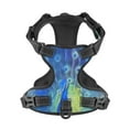 thumbnail image 4 of Lsque Peacock Dog Harness, No-Pull Pet Harness with 2 Leash Clips, Adjustable Soft Padded Dog Vest with Easy Control Handle for Large Dogs-Large, 4 of 9