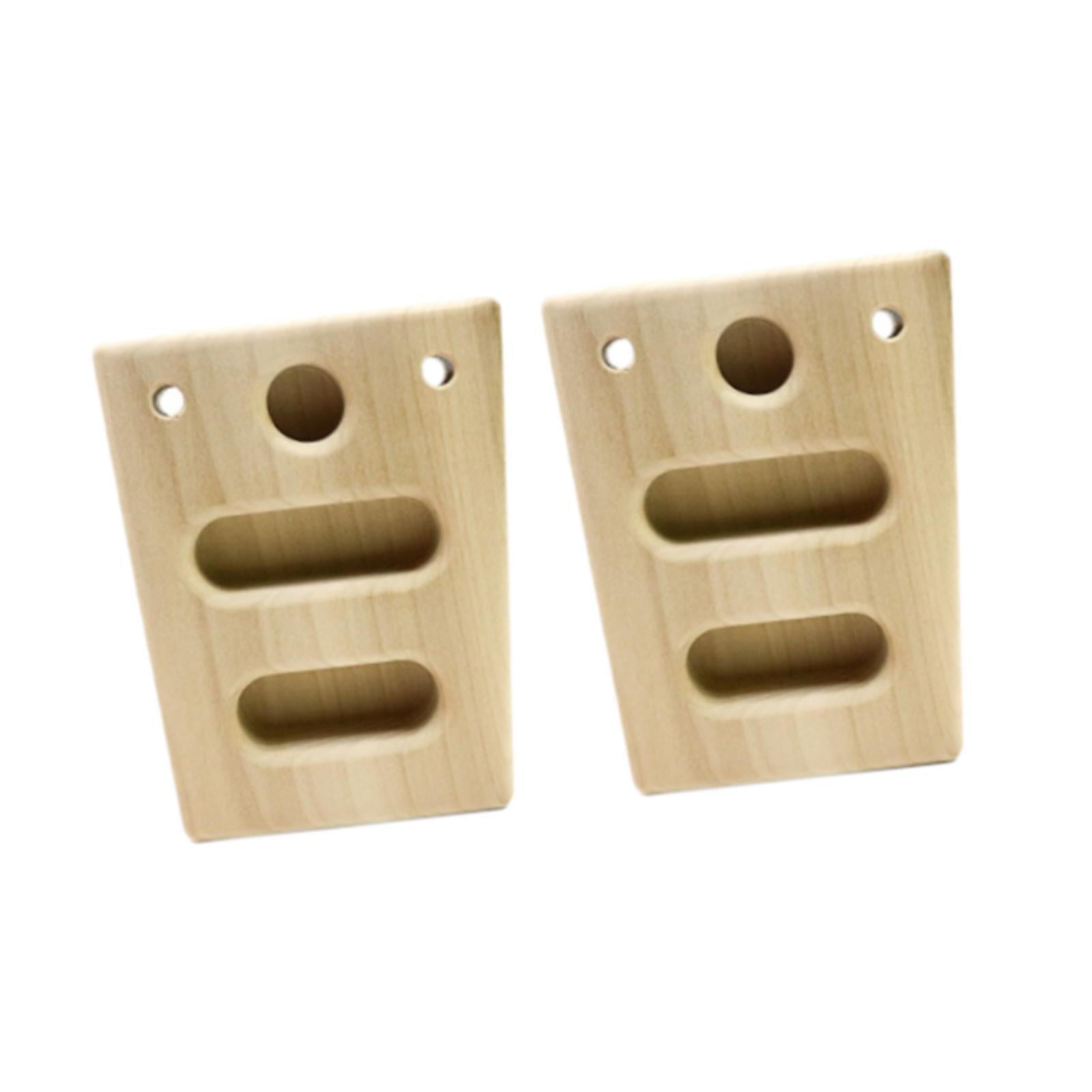 simhoa Climbing Hangboards Climbing Fingerboards Wooden Hang Board Rock Climbing Holds with Hanging Rope for Workout Climbers Indoor