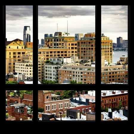 View from the Window - NYC Architecture Print Wall Art By Philippe (Best Architecture In Nyc)