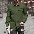 thumbnail image 7 of Men Safari Long Sleeve UPF 50+ Sun Protection Quick Dry Fishing Hiking Lightweight Outdoor Travel Cargo Shirt, 7 of 7