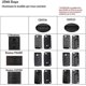 thumbnail image 3 of BRILLAR Carcasa de llave de faro de 3 botones para Peugeot 207 307 308 407 408 3008 5008 Citroen C2 C3 C4 C5 C6 C8, 3 of 4